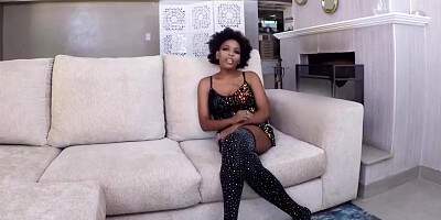 Busty Kenyan Mature Model Drilled In Her Black Pussy By Hung Casting Producer