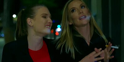 BLACKEDRAW Mona Wales and Ashley Lane Have BBC When Husbands Are Out