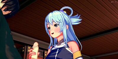 Getting Fucked Hard Then Given A Facial - Konosuba Hentai