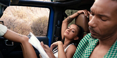 ...Dark-haired bimbo Ryan Reid gets properly fucked in various positions...