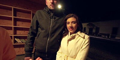 VIP4K. A sudden threesome with 2 Colombian hotties, while the second dude is cuckolding in humiliation