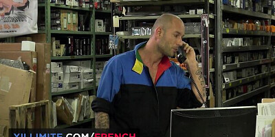 French Girls At Work - red head smut