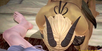 Furry Hentai - Wolfboy & Antelope Yiff