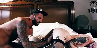 ADULT TIME - Twisted Goth Baddie Charlotte Sartre GETS OFF On Tragedy! INSANE SQUIRTING FUCK