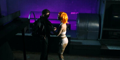 Horny couple is having hardcore sex on that cosplay party