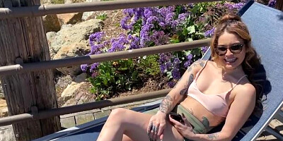 BJ Raw - Vanessa Vega teasing small tits