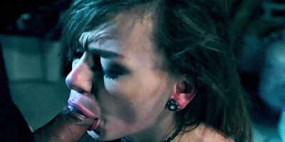 Burglar found her sleeping and wants to taste that sweet pussy