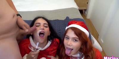 Min Galilea - Christmas Sperm Party Turns Cumwalk