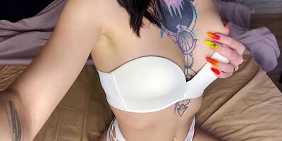 I Came To My Stepbrother, Excited Him And Started Sucking Him And Then Sat On His Dick And He Came In My Mouth, It Was Delicious 8 Min