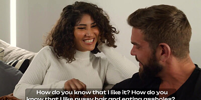 Hot Latina slut with huge mounds romps raunchy and spunk eats on face - Full HD, dirty girl!