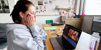 Gets Stuck In The Washing Machine! With Lady Lyne