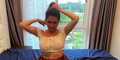 slobbery blowjob, cum on slut's face