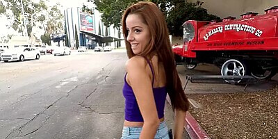 Real Teens - Petite teen Vanna Bardot POV doggystyle