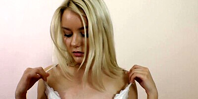 TENDER TEENAGE BLONDE MAKES THICK COCK CUM TWICE at CASTING BTS of Real Porn Audition!