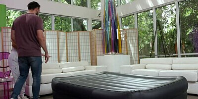 NURU MASSAGE - Sexy And Slippery Nicole Doshi Fucks A Huge Cock With Her Wet Pussy