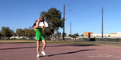 First Time Sports & Boob Play Video - DanielleFtv