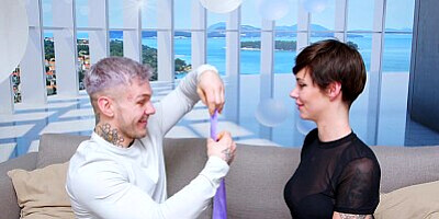 Our Friend Gives His Girlfriend An Anal Gangbang With 4 Cocks !!!!