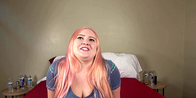 Desperate Amateurs Big tit babe getting her pussy stretched. Tit fucking action