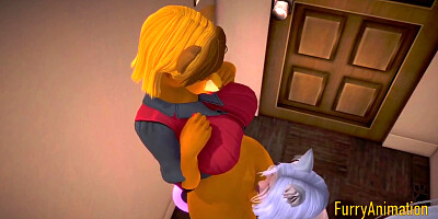 Furry Yiff - Mouse Make A Blowjob And Cums In Her Mouth With 3d Hentai And Hentai 3d
