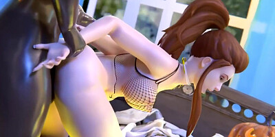 Animation. Brigitte Gape After Massive Dick In Her Ass[grand Cupido]( Overwatch )