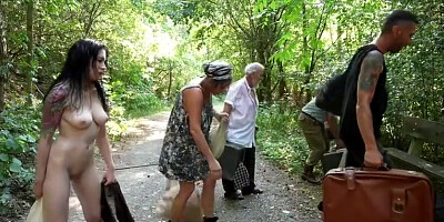 Anna De Ville, Lisa Koenig And Brittany Bardot - Buying The Caravan From Redneck John