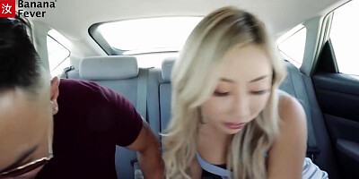 Chinese Pornstar Riding Asian Uber Driver With Nicole Doshi And Chinese Guy