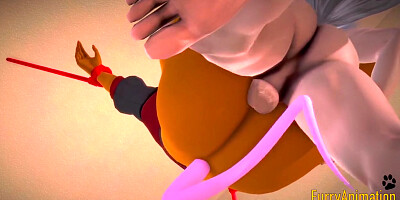 Furry Yiff - Mouse Is Fucked On A Sex Swing By A - Hentai 3d, Fox Man And 3d Hentai