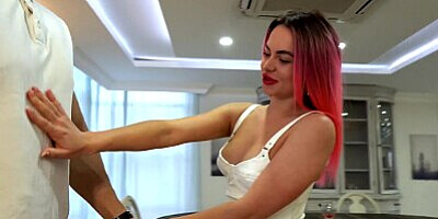 Hot housewife seduced and fucked by a virgin postman eccentric
