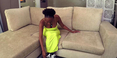 Big Tits African Model Opens Up To Fit Euro Casting Producer Big Cock