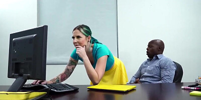 Bad Employee Climbing The Lad - Nikki Zee