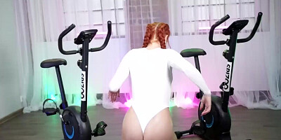 Redhead Gia Tvoricceli Takes Personal Trainer Huge Dick