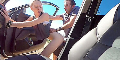 18+ - Beautiful Blonde Gets Banged Outdoors - Blonde Teens And Lily Larimar