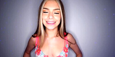 Sexy Brunette Teen Slut Loves To Swallow Cum