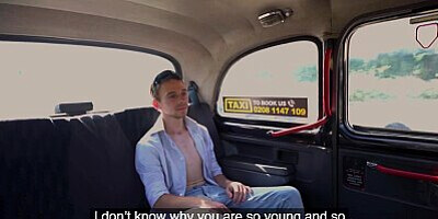 Female Fake Taxi - MILF driver sits on his face and demands multiple orgasms before being creampied