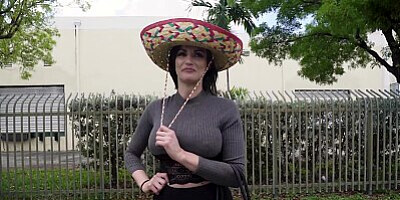 BANGBROS - Cinco De Mayo Bus Fuck With Brunette MILF Becky Bandini & Very Enthusiastic Tyler Steel