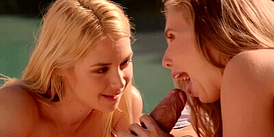 TUSHY LENA PAUL GAPES WITH HER SEXY FRIEND AND SUGAR DADDY