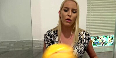 Big Titty Blonde MILF Plays Dress Up Nurse with Step-Son - Vanessa Cage -