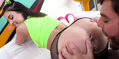 SWALLOWED Spunky teen Kylie Rocket takes it deep