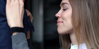 Sute Secretary Give Charmed Blowjob To Beloved Boss After Party At Office Ver