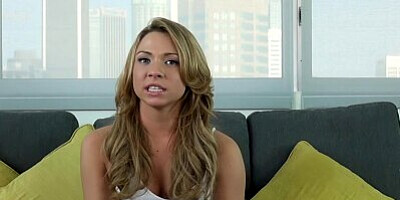 Casting Couch-X Hot student nurse strips for cash