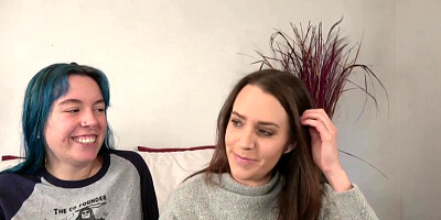 Casting Desperate Amateurs Alisha Olivia and Milo Getting their tight pussies pounded