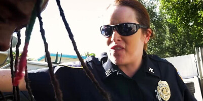 Black sutd fucks female cops Maggie Green &amp, Joslyn Jane