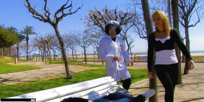 Bendy Angelica Castro and Leo Galvez - horny scene - MMM100