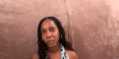 Heavy-breasted Ebony Young Girl Suck On Hard Prick