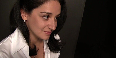 This Latin babe is a gloryhole squirter in this double feature