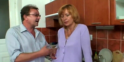 Petite Threeway 18yo Girl On Old Man Penis