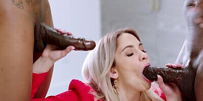 BLACKED Khloe Kapri Gets Two BBCs For Valentines Day