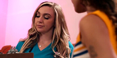 Liz Jordan And Kendra Sunderland In Skinny Teenie Student 18+ Fucks A Bosomy Nurse