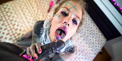 Naughty Harlot Exciting Porn Clip