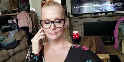 TABOO Blonde MILF sucks step son cock